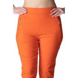 Pantaloni Adeline Dama Masura Mare,Portocaliu